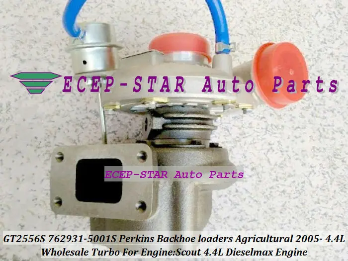 GT2556S 762931-0001 762931-5001S Turbo Turbocharger For Perkins Backhoe loaders 2005-06 with Scout 4.4L Dieselmax Engine  (3)