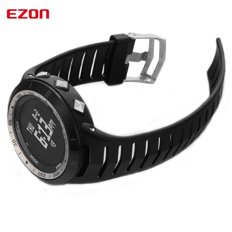 Новые мужские военные спортивные часы EZON H005 с компасом барометром высотомером