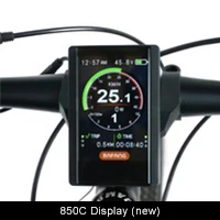 Discount New KD718 Display with USB Port For Bafang Electric Bike Mid Motor BBS01B BBS02B BBSHD Conversion Components HMI TFT Speedometer 0