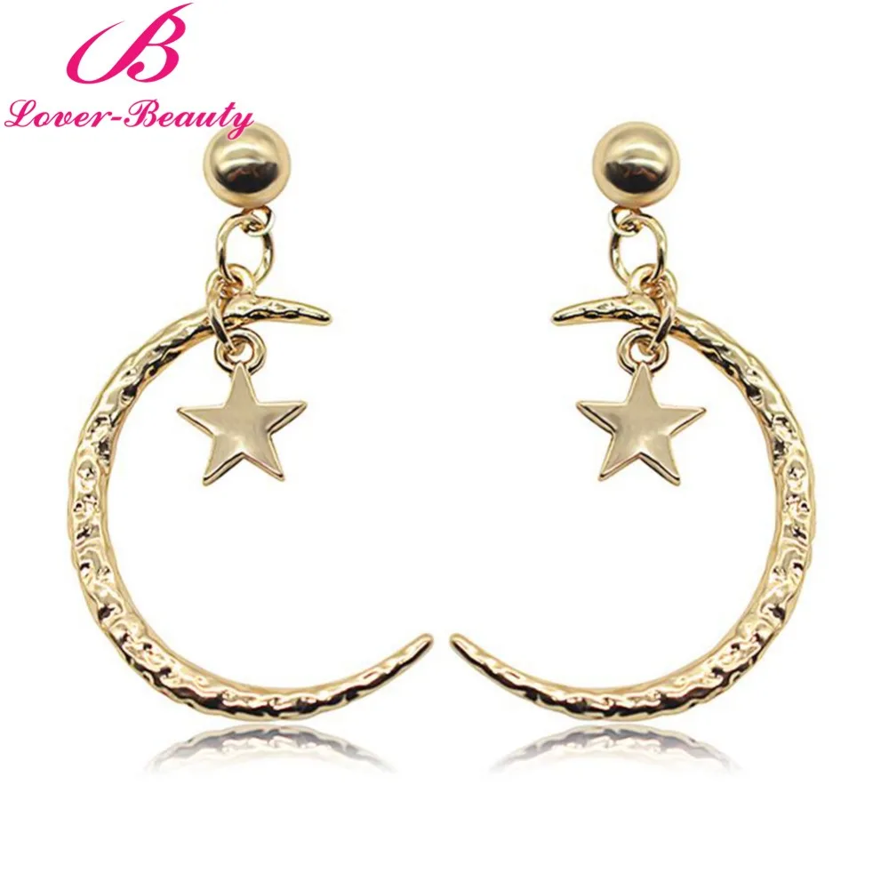 Lover Красота Bohemain Золотой себе серьги с капюшоном Jewelry ювелирные изделия из