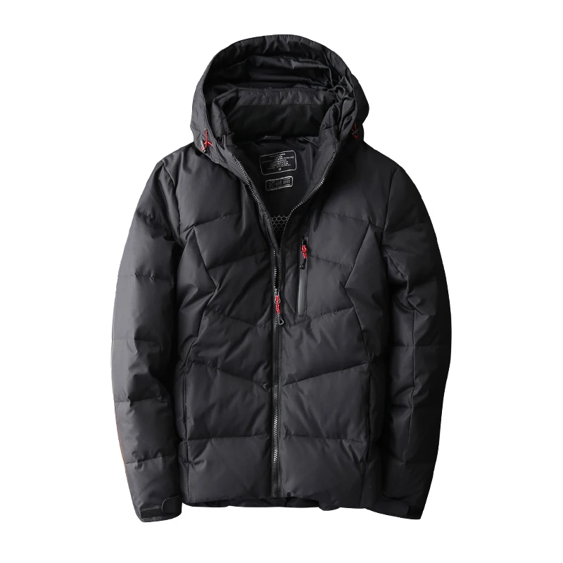 NEW Men Parkas Winter Down Coat White Duck Jacket Brand Thick Jackets Hooded Outerwear | Мужская одежда