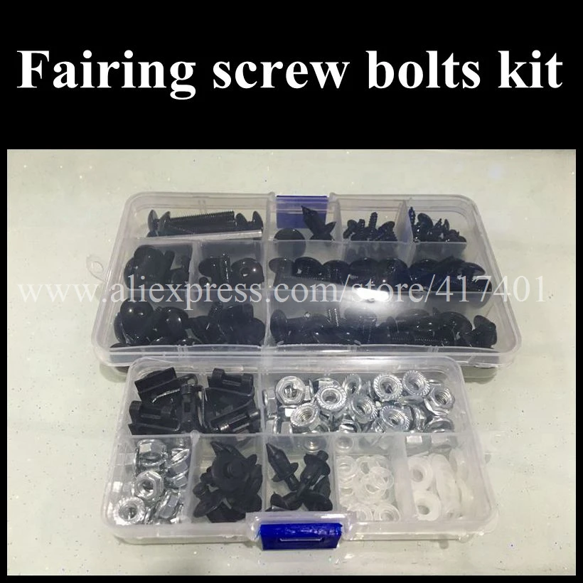 ФОТО Fairing bolts kit full screw kits For SUZUKI KATANA GSXF650 08-13 GSXF 650 GSX650F GSX 650F 08 09 10 11 12 13 Nuts bolt screws k