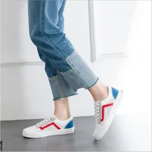 Г., модные белые кроссовки Женская обувь на плоской подошве с перекрестной шнуровкой повседневная обувь с круглым носком из дышащей сетки на шнуровке женская обувь, zapatos mujer