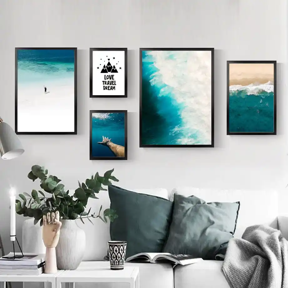 Get Tema del arte playa pared de lona HD Tema Del Arte Playa Pared De Lona