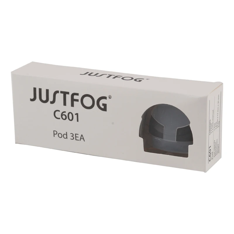 24 шт./лот электронных сигарет распылитель JUSTFOG C601 Pod для портативный мини-комплект 1,7 мл бак 1.6ohm катушки встроенный для JUSTFOG C601 комплект