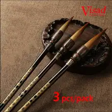 Китайский Кисти для каллиграфии ручка с ласка письма волосы Кисточки художник живопись каллиграфия Кисточки