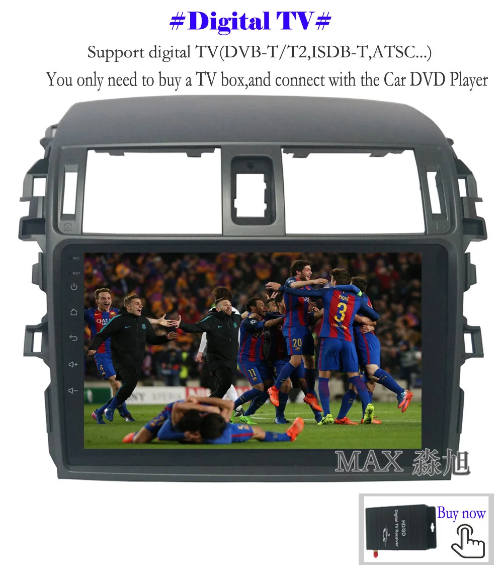 Best MAX 2G RAM 32G ROM Android 8.1.0 Car DVD Player For Toyota corolla 2007 2008 2009 2010 2011 Car Radio RDS BT WiFi SWC GPS Map 13