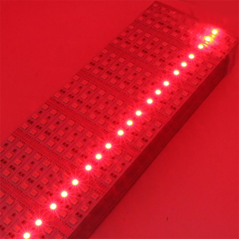 SZYOUMY 5050 светодиодный светильник, не водонепроницаемый 5050 SMD 72 светодиодный S RGB светодиодный, жесткая полоса DC 12V светодиодный светильник, Жесткая светодиодная лента