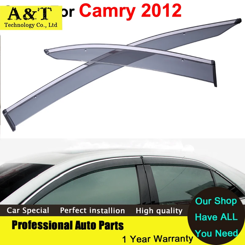 Windows visor car styling Vent Rain Sun Shield Window Visor For Toyota Camry 2012 2013 2014