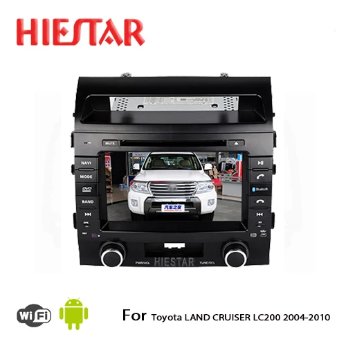 Car Radio gps navigation DVD player Android 7.1/6.0 wifi auto 8'' Touch Screen 8 band For Toyota LAND CRUISER LC200 2004-2010 |