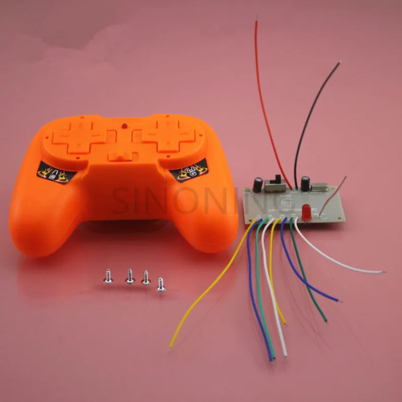 2.4G 8CH remote control with receiver board DIY toy boat tank car 4-6v