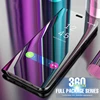 Smart APP Mirror Clear View Flip Stand Case For LG V30 V40 V50 Shockproof Flip Leather Cover For LG G8 K50 Q60 Protective Cases ► Photo 2/6