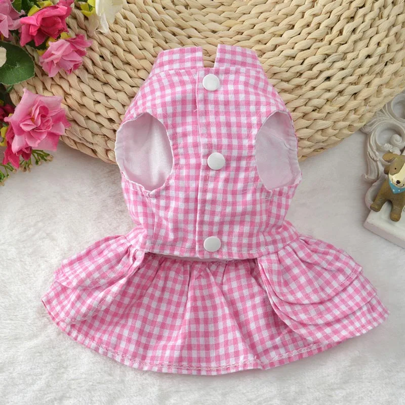 

Refined Style Trumpet Dresses Dog Clothes Dress for Medium Small Dogs Cute Puppy Clothes HYD88