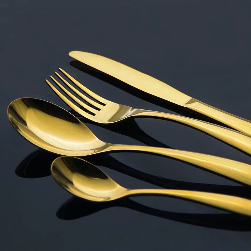 Online Buy Wholesale gold plated flatware from China gold plated flatware Wholesalers ...