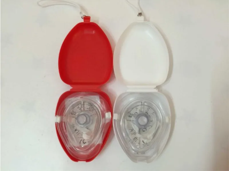 2 шт. реаниматолог спасения маска для искуственного дыхания маска первой помощи карман КПП Дыхание с односторонним клапаном с первой помощи