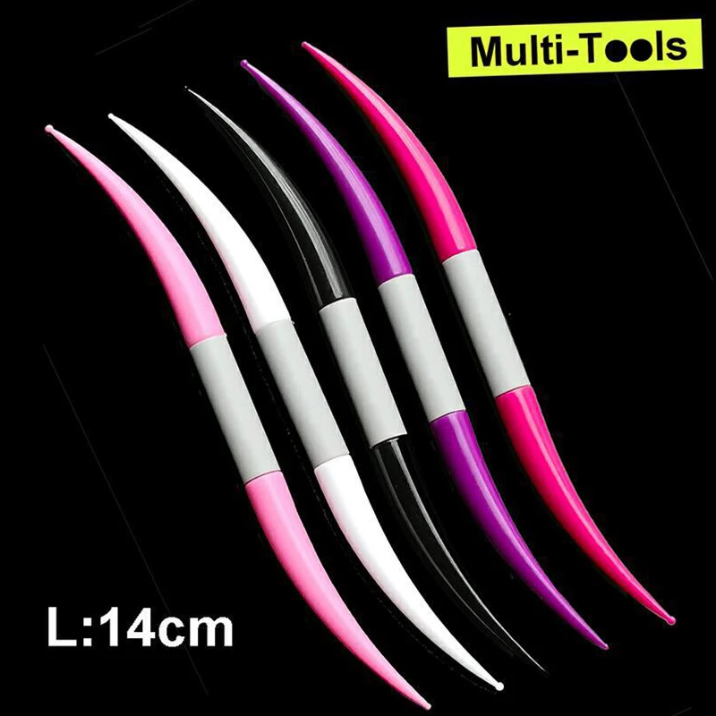 5 PCS Multi-Styles Nail Art Rhinestones Gems Picking Crystal Dotting Pen For DIY Nail Art Decor Nail Art Dotting Pen TB03-08