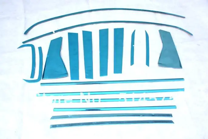 

Hot! Tracking! For Nissan Qashqai 2007 2008 2009 2010 2011 2013 Full Window Frame sill Trim Center Pillars trim 18pcs