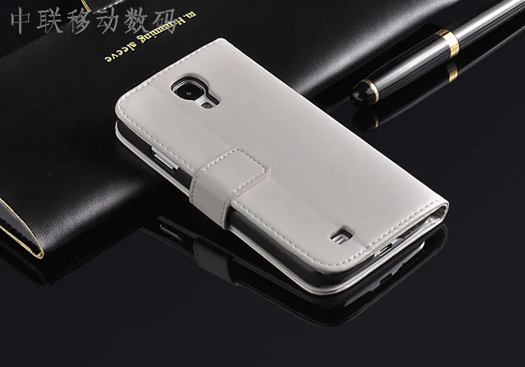 S4 чехол, чехол для телефона, флип-кошелек, кожаный чехол для samsung Galaxy S4 I950 I9500 - Цвет: Белый