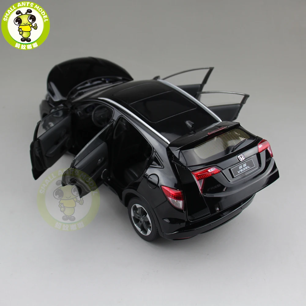 1/18 VEZEL SUV литая модель металлическая модель автомобиля SUV Игрушки для девочек и мальчиков Коллекция подарков хобби черный