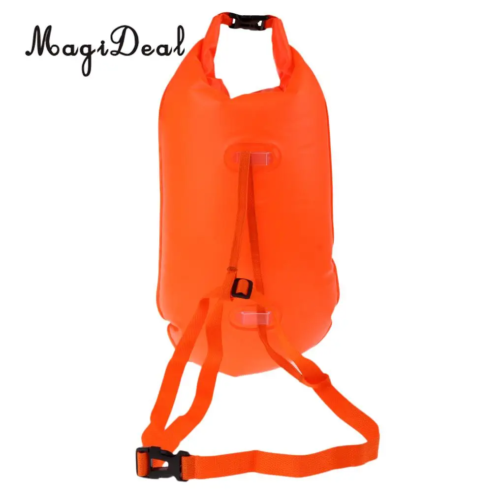 MagiDeal Roll Top Dry Bag Swimming Tow Float Safety Flotation Device For Open Water Swimmers and Triathletes Pool Accessories