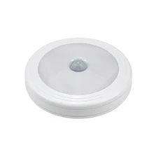 PIR датчик движения светодиодный светильник для шкафа с питанием от батареи беспроводной Потолочный Настенный светильник шкаф датчик движения Туалет светодиодный светильник