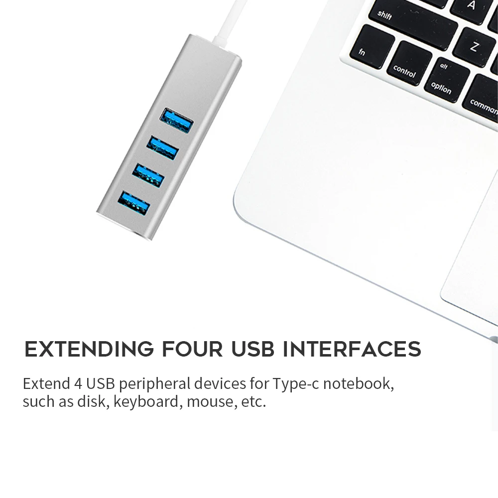 Vmade USB адаптер 4 порта 3 0 Hub шина 10/100/1000 LAN порт конвертер HUB typec для Mi Box Samsung Huawei Honor