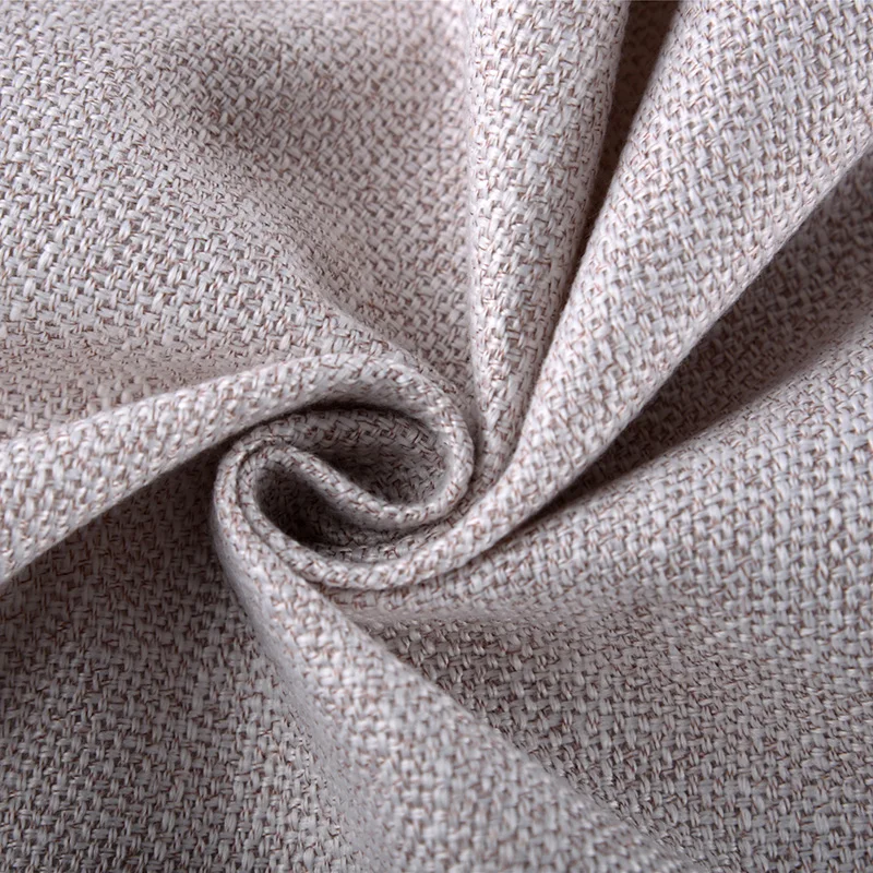Coarse Linen Style Polyester Fabric Craft Cushion Table Sofa Curtain Upholstery Fabric Composite