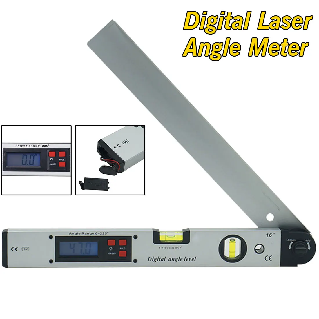Digital Protractor Angle Finder Inclinometer Electronic Level 225