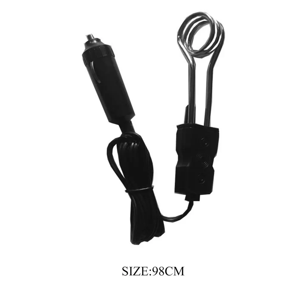 Portable 12V Car Immersion Heater Auto Electric Tea Coffee Water Heater