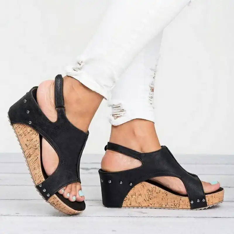 Mujer 2019 Clog Alpargatas De Cuñas Para Tacones Sandalias Plataforma Wenyujh Verano Mujeres Zapatos ED29eHYWbI