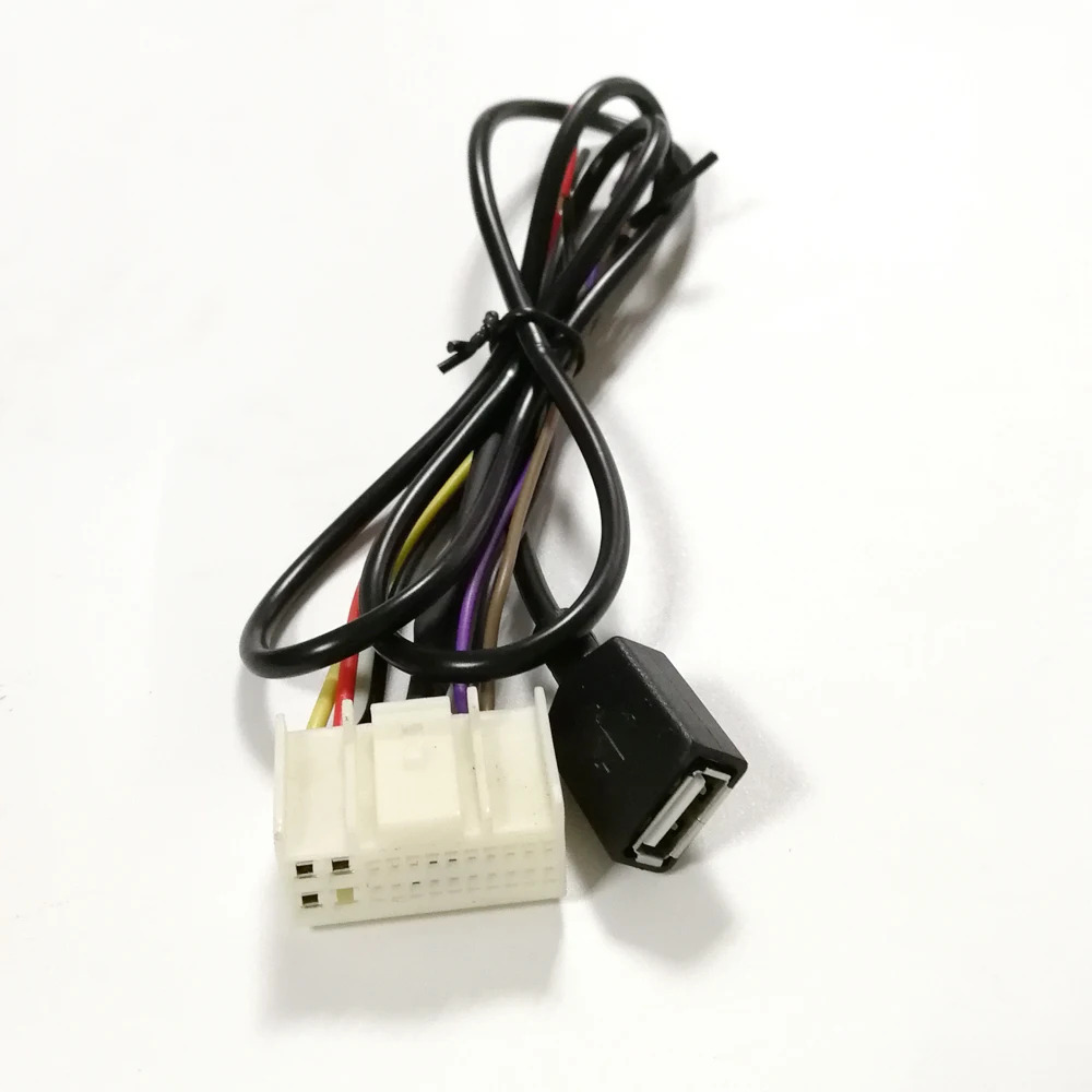 Biurlink 2 стиля USB/AUX USB автомобильное радио жгут USB адаптер для проводки для Kia для hyundai