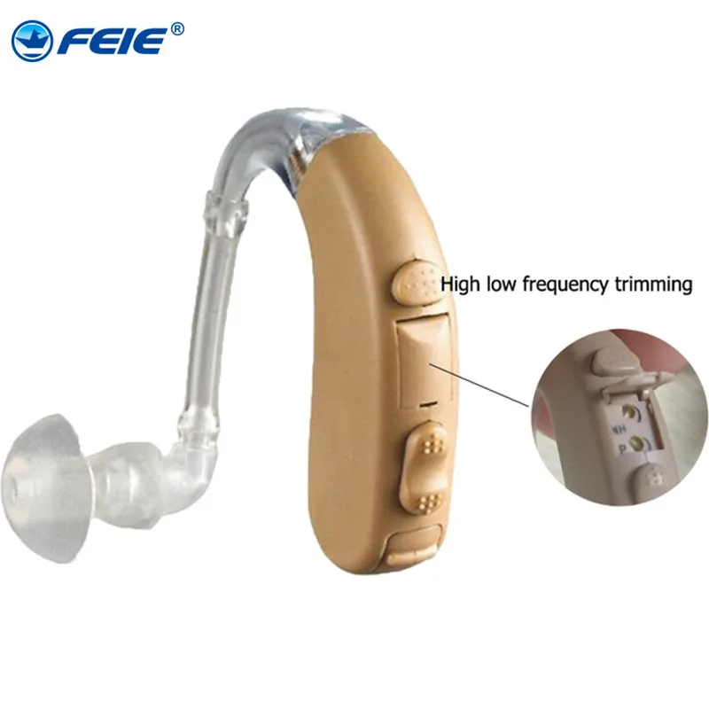 

Wireless Invisible Hearing Aid Earphone for Old People Hearing Loss Battery Deafness Hard S-303 Behind Ear Sound Enhancement
