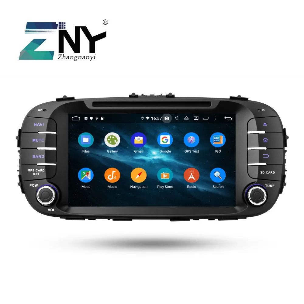 Clearance 8" IPS Android 9.0 Car DVD For Kia Soul 2014 2015 2016 2017 2018 Auto Radio FM DSP GPS Navigation Audio Video WiFi Backup Camera 2