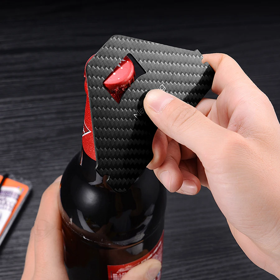 Carbon Fiber Credit Card Driver License Holder Business Cards ID Wallet With RFID Blocking Anti-thief Wallet Men wallet card holder card holder credit card holder card wallet