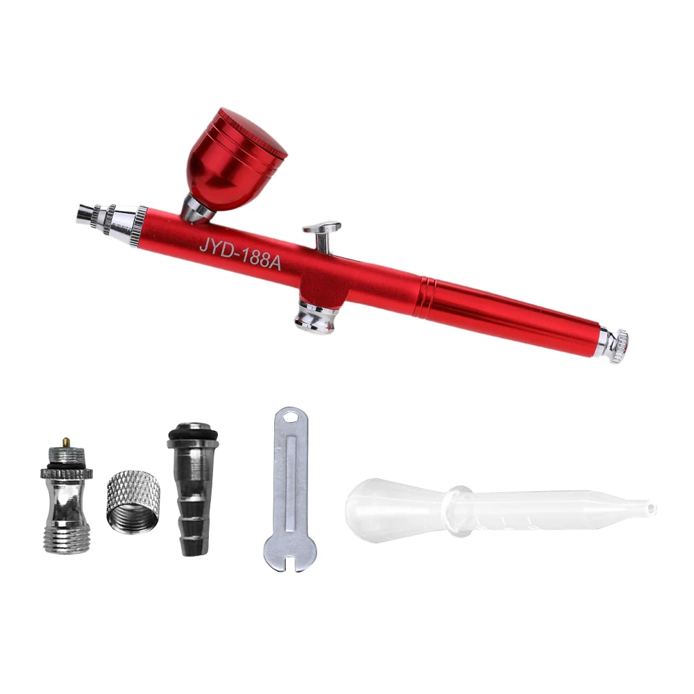 

Spray Gun Airbrush Kit Spray Pump Pen Set Airbrush Compressor Kit for Art Painting Tattoo Craft Cake Spray Model