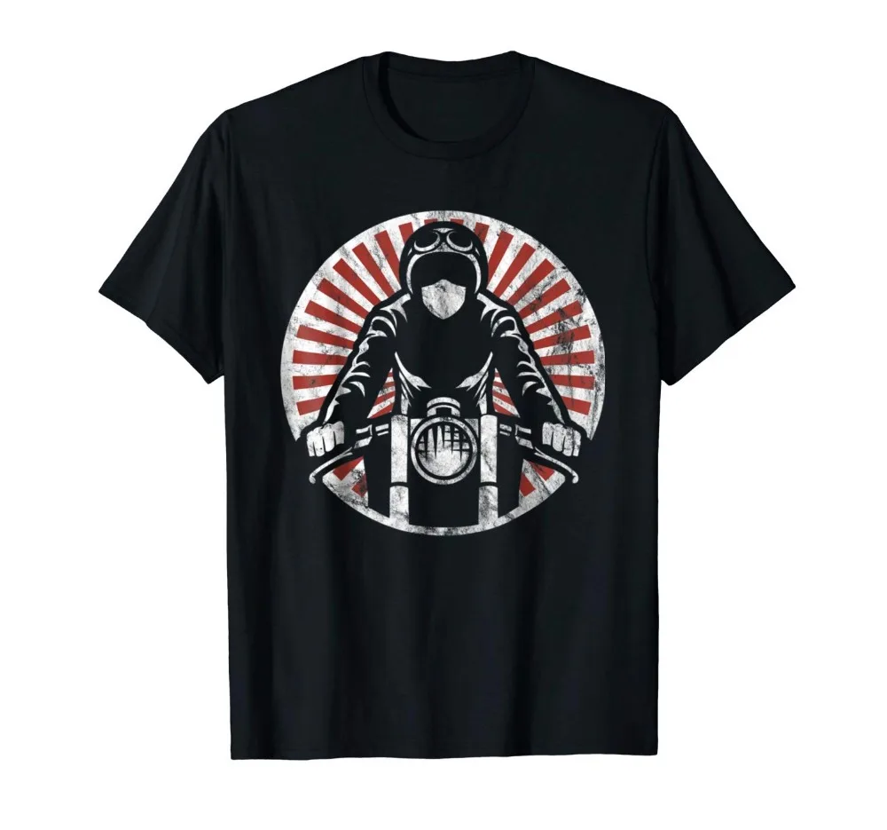 

2019 New Pure Cotton Short Sleeves Hip Hop Fashion Return of the Cafe Racers TShirt T-Shirt