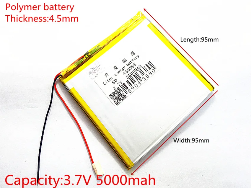 Free shipping Teclast p85 4.5*95*95mm tablet battery Polymer battery 3