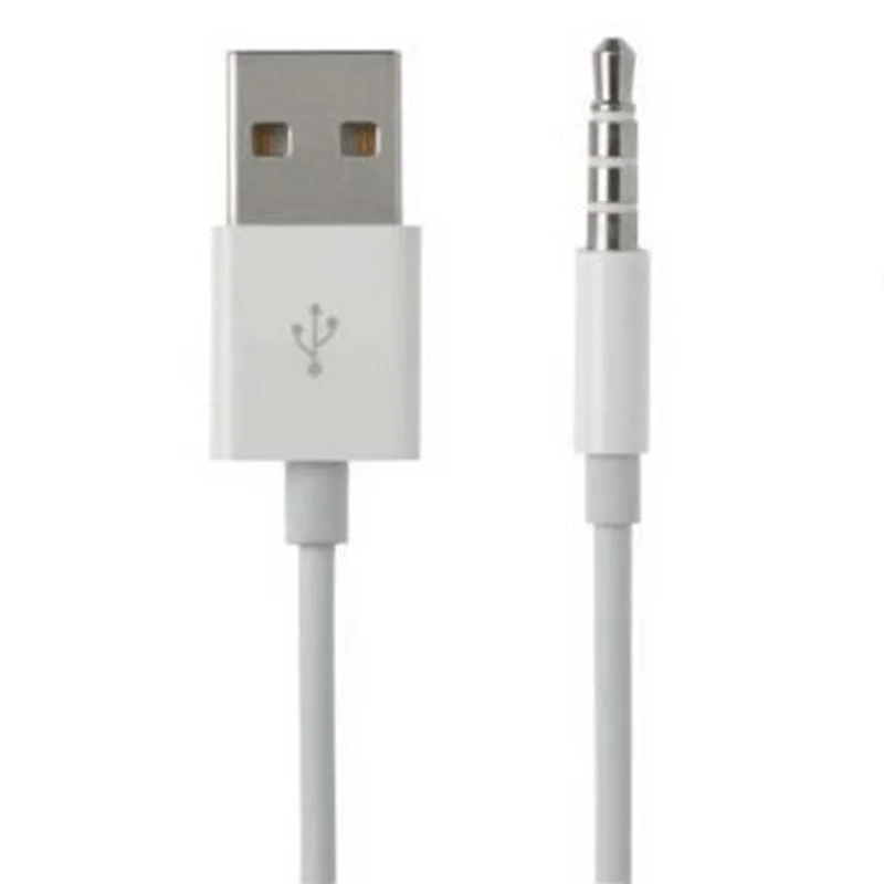 20 CM المحمولة USB بيانات كابلات منتجات APPLE بود USB إلى 3.5mm جاك كابل محول ل MP3 MP4 لاعب المتكلم شحن سلك