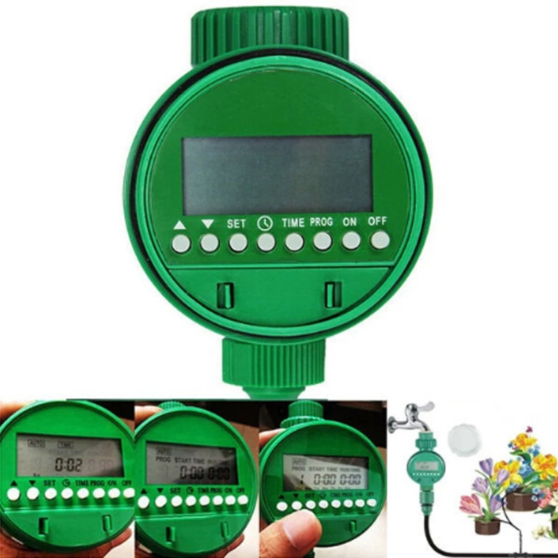 

Watering Plant Garden Automatic Irrigation System Sprinkler Timer Green Device