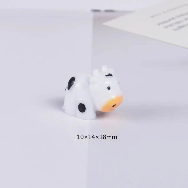 Slime charms 10PCS Mini Slime Charms Animals Cartoon Cute Duck Rabbit Cow Slime Accessories Making Supplies For Crafts 7