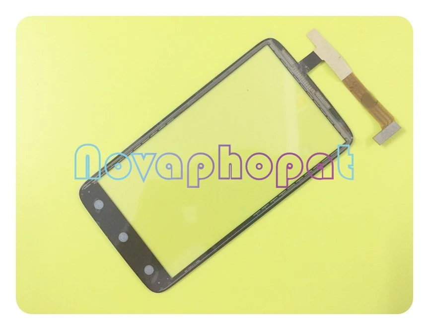 Черный сенсорный экран Novaphopat для HTC One X S720e G23 сменный с цифровым преобразователем