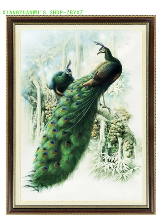 

Needlework Cross stitch,Sets For Embroidery kits Peacock Patterns Counted Cross-Stitching,Wall oneroom