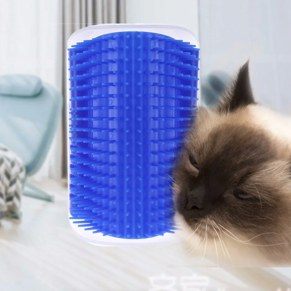 

Pet Products For Cats Brush Corner Cat Massage Self Groomer Comb Brush Cat Rubs the Face with a Tickling Comb Cat Product