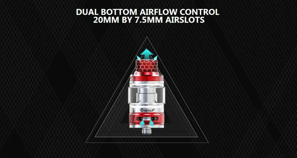 New Beand Nikola Lapetus Sub Ohm Tank 6ML Capacity E cigs With 0.18ohm Mesh Coil Vape Vaporizer Atomizer VS SMOK TFV12 Prince  (1)