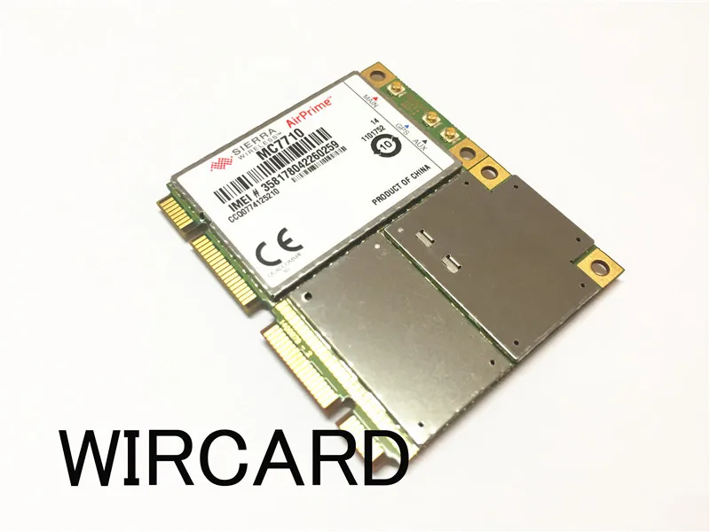 Модуль MC7710 4G LTE SKU 1101752 поддержка B1 B3 B7 B8 B20 CAT3 100 м HSDPA / HSUPA HSPA|lte sierra wireless mc7710|sierra
