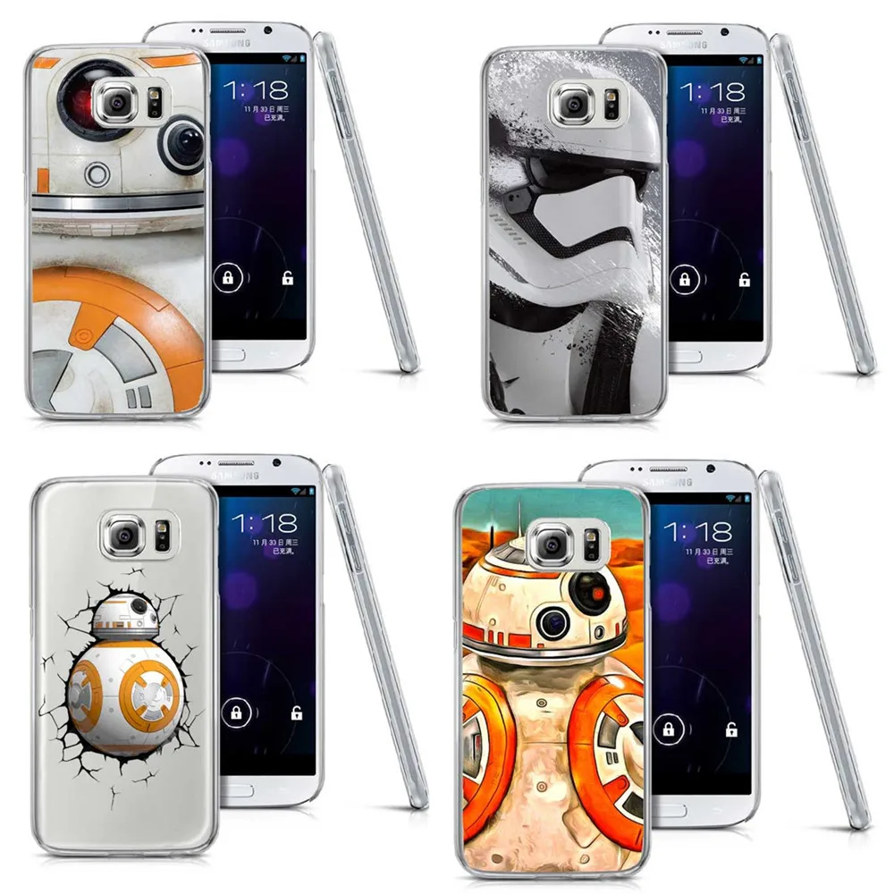 R2D2 BB 8 &quotЗвездные войны&quot классные Робот Жесткий Пластик чехол для samsung A3 A5 A7 2016 J1