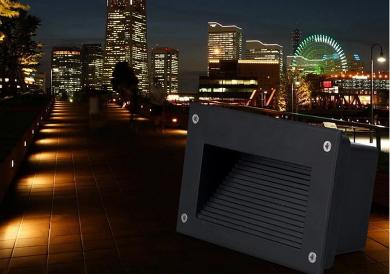Paisagem ao ar Lâmpada de Assoalho Lâmpada de Iluminação da Escada Incorporado à Prova Lâmpadas Subterrânea Livre Luzes Passo Nocturna Cintilante d' Água Led 3 w 5 Cheap led underground lamp