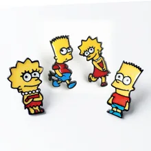 IVYYE The Simpsonss семейная Мода Аниме Сережка с героями мультфильмов милые серьги-гвоздики с животными для женщин девочек Дети Ювелирные изделия Рождество подарок