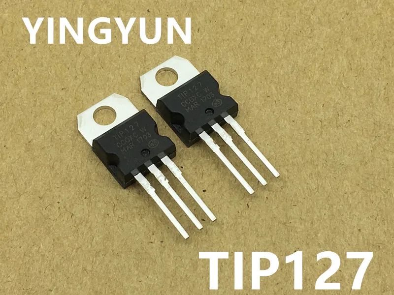 10 шт./лот TIP127 TO 220 PNP Дарлингтон транзистор питания Новый|Инструменты для кабеля| |