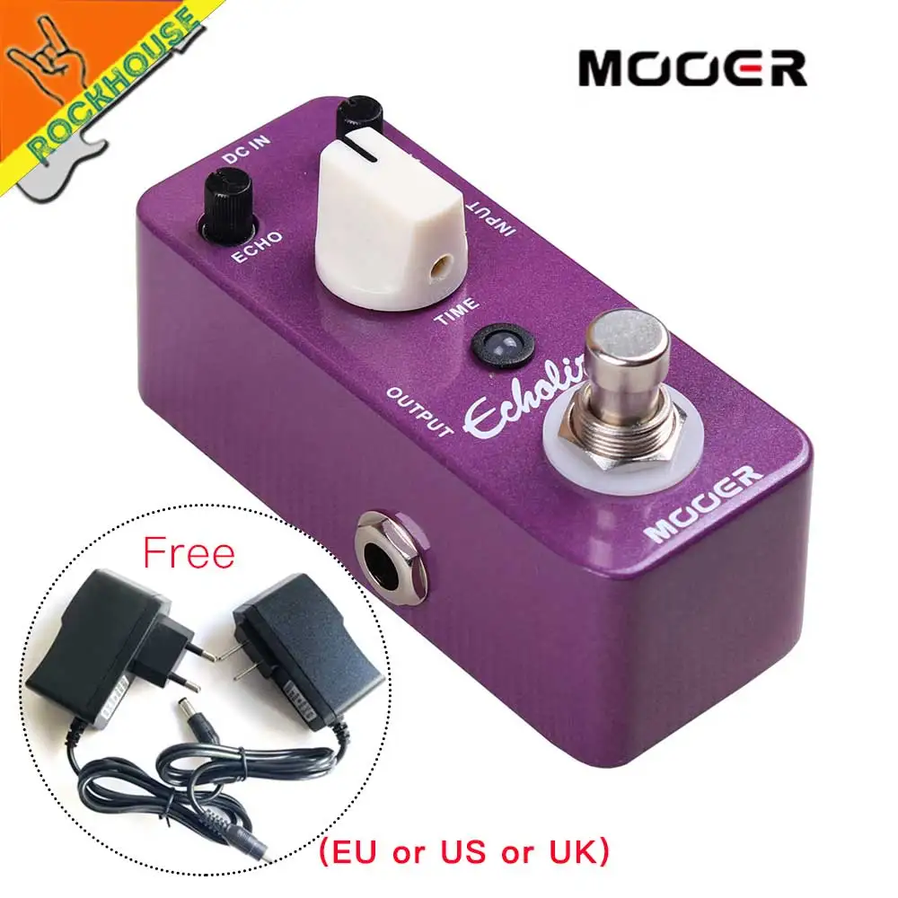 MOOER Echolizer Guitar Echo Delay Effects Pedal Analog Delay Sound